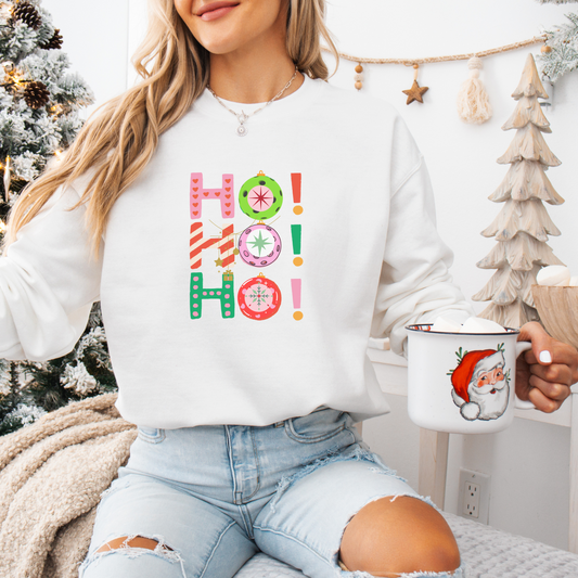  HO HO HO Pickleball Holiday Crewneck, pickleball chirstmas, pickleball gifts, retired pickleball, pickleball sweatshirt, pickleball mom