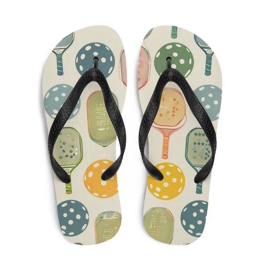 pickleball fun flip flops, pickleball flip flops, pickleball accessories, pickleball stocking stuffer, pickleball gift