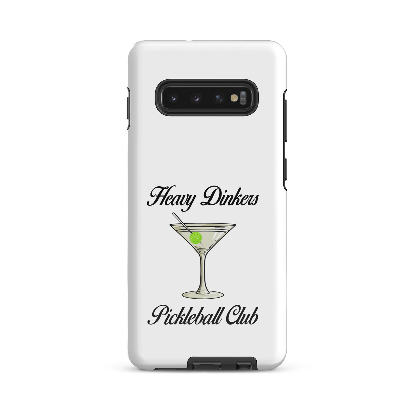 Heavy Dinnker's Pickleball Club phone case, pickleball samsung phone cases, pickleball gifts