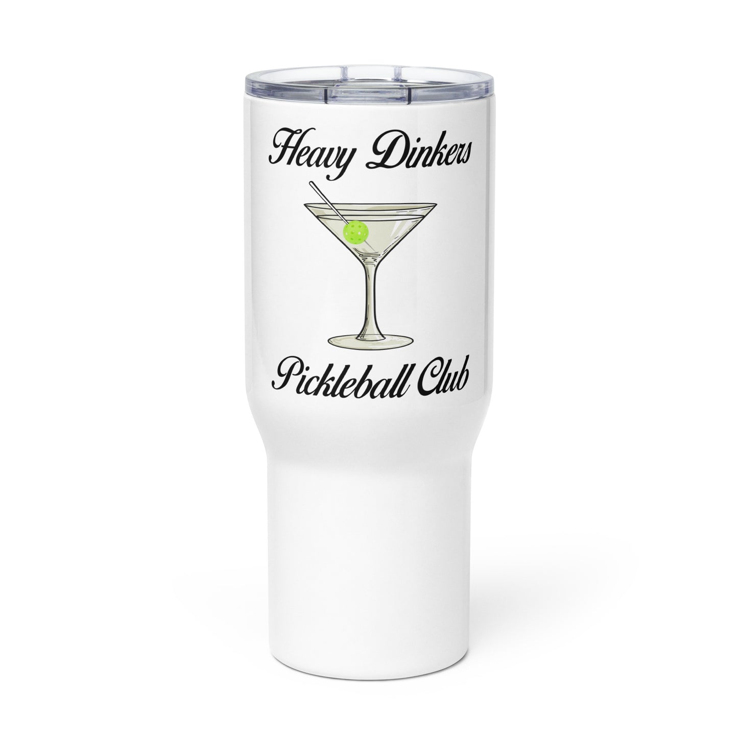 Heavy Dinkers Pickleball Club travel mug, 