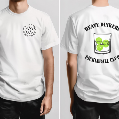 Heavy Dinker's Pickleball Club Mens T-shirt