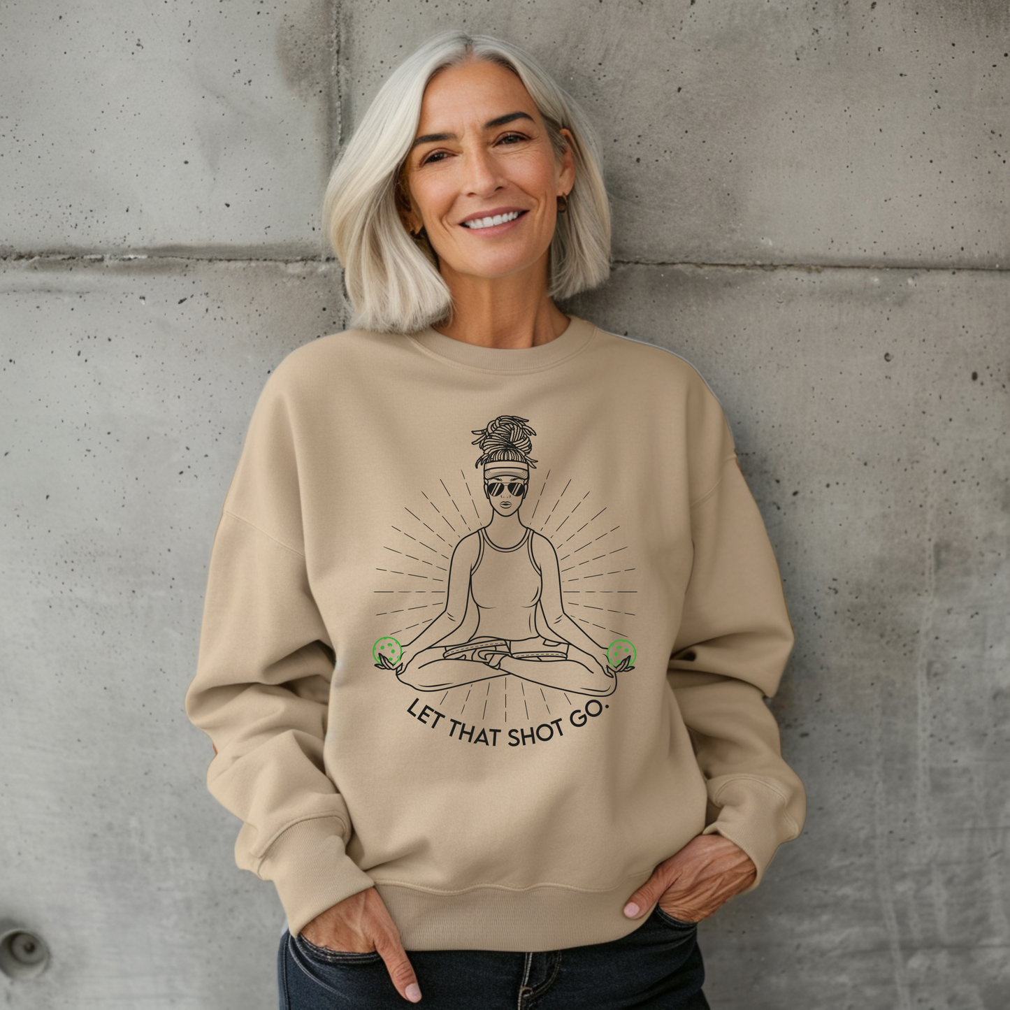 Pickleball Queen Crewneck Sweatshirt