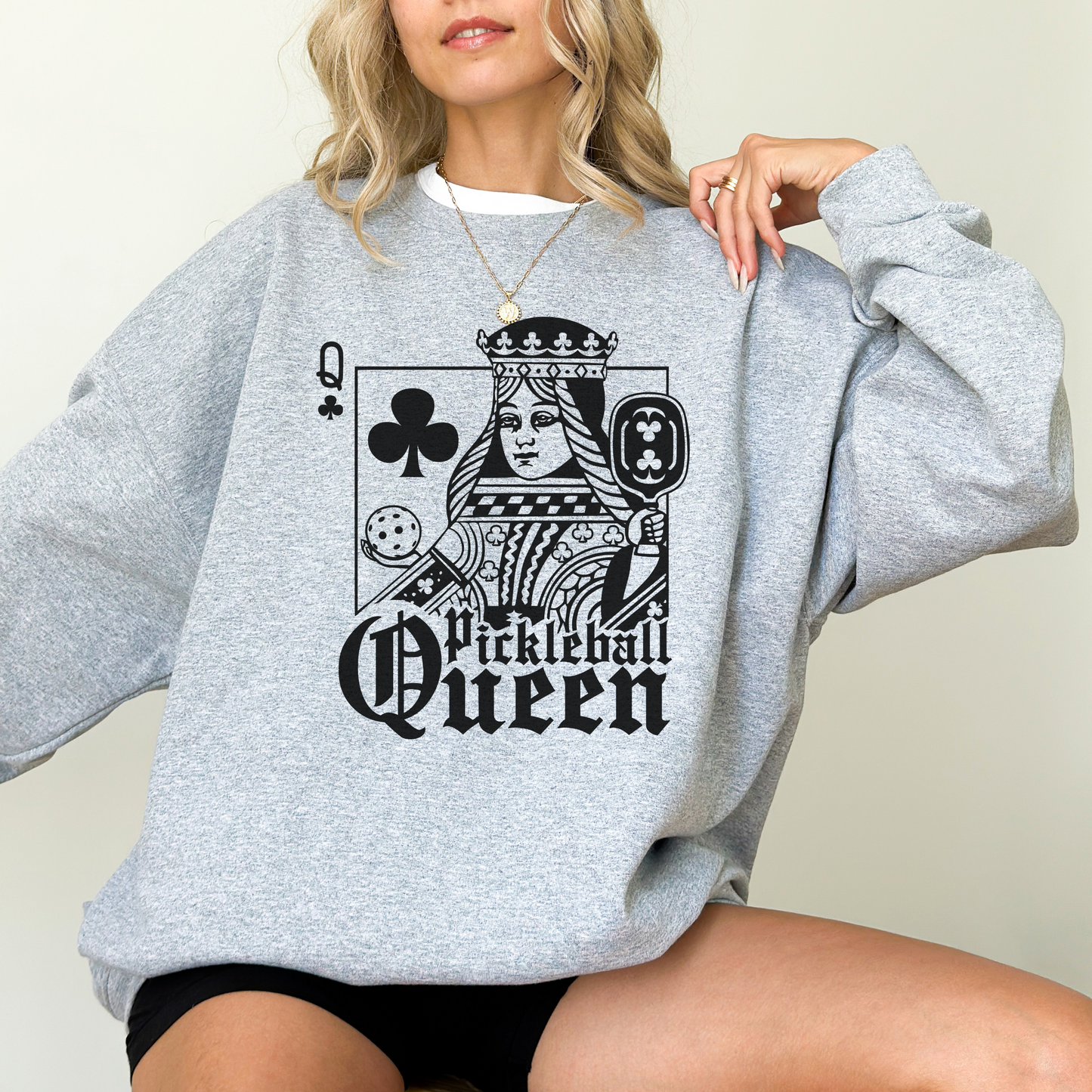 Pickleball Queen Crewneck Sweatshirt