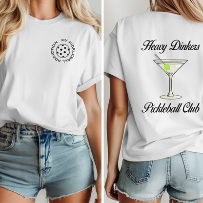 Heavy Dinkers Pickleball Club Tshirt,  Funny Pickleball, pickleball gift, women picklaball, mothers day gift